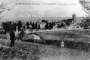 Vue générale de Fougerolles dans les années 1920